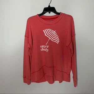 American Eagle Aerie Super Shady Umbrella Long Tee